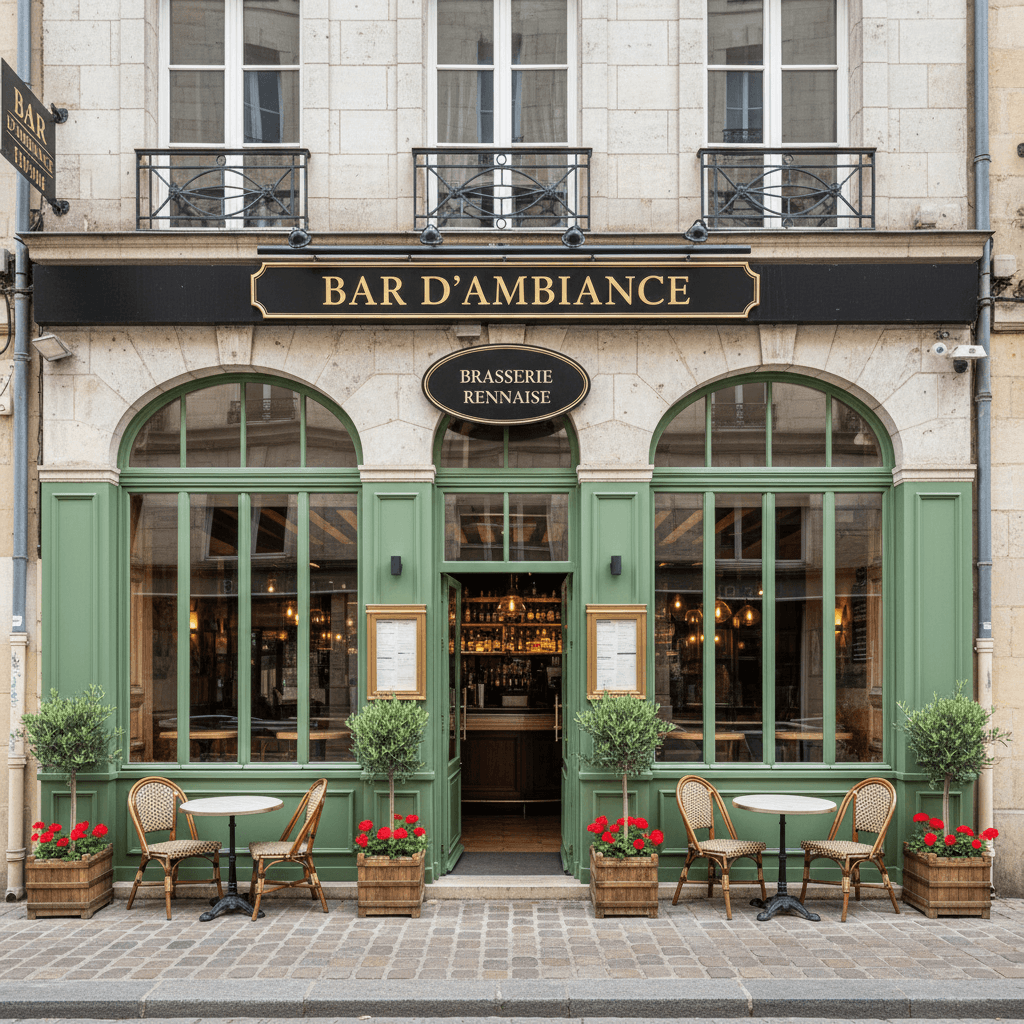 Bar-brasserie à Rennes : terrasse - licence IV