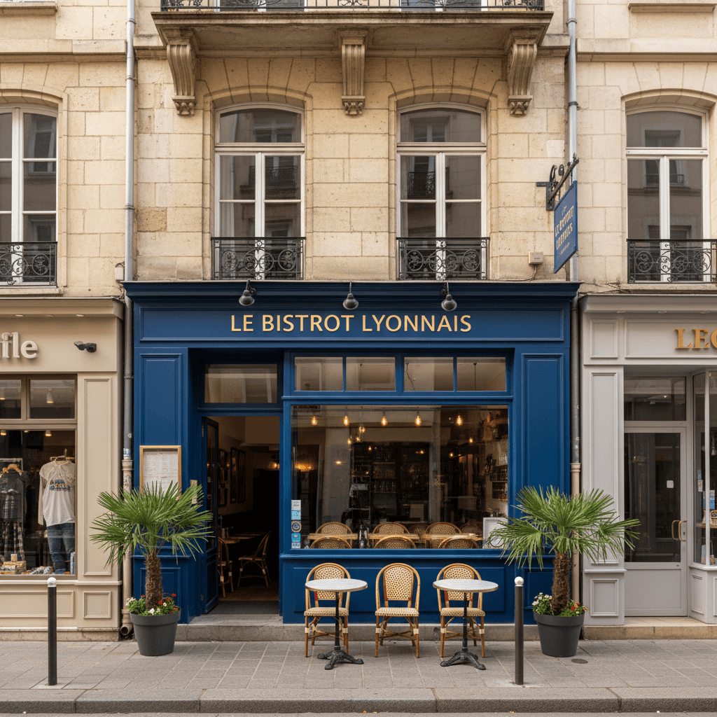 Restaurant 40m² à Lyon : terrasse - licence IV
