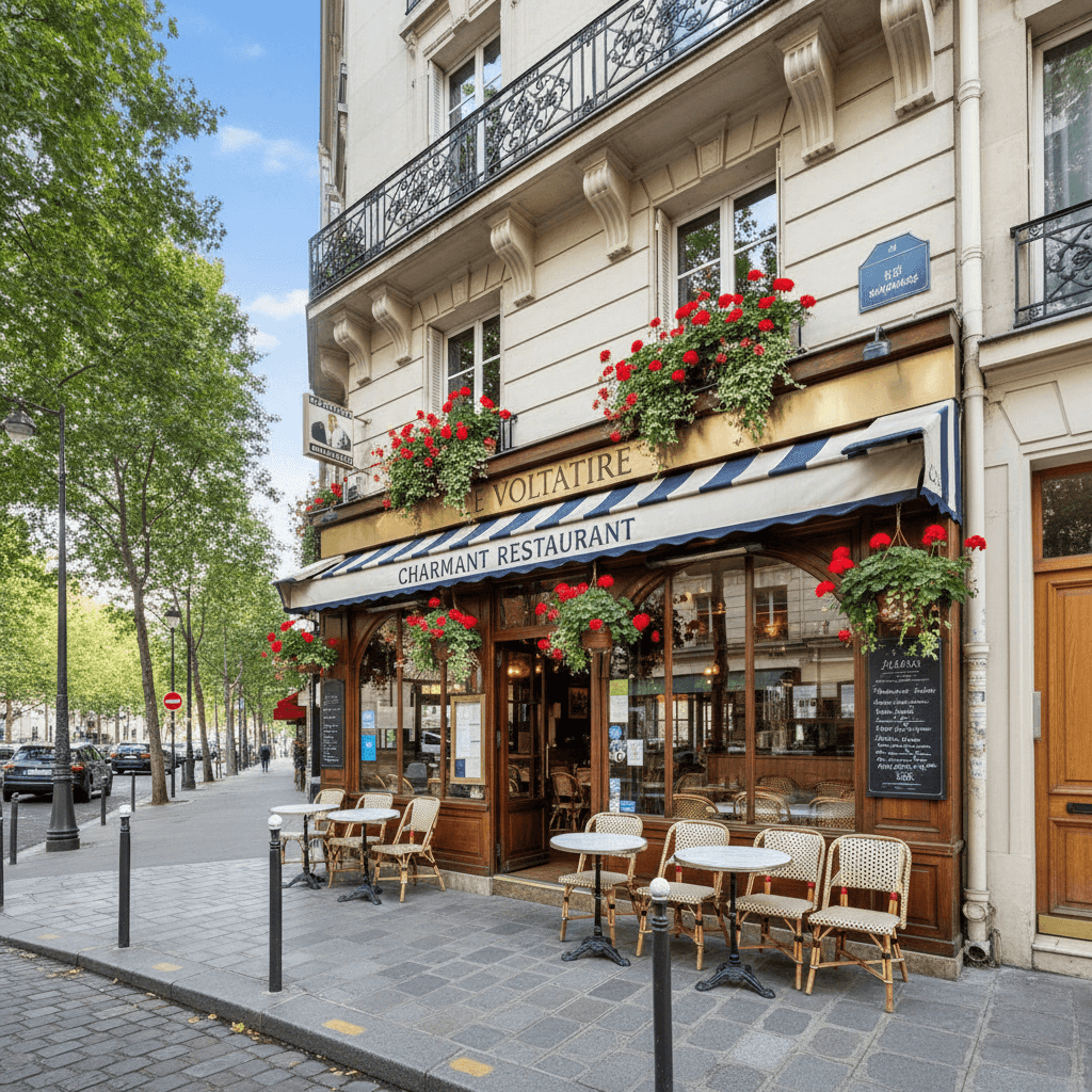 Charmant restaurant à Paris - 47 m² au cœur de Voltaire