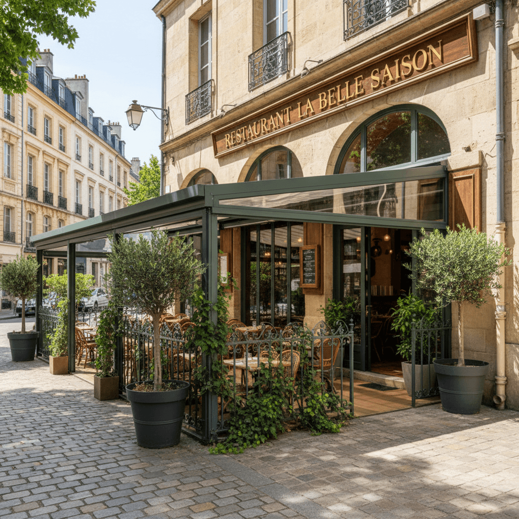 Restaurant 200m² à Bordeaux : terrasse - licence IV