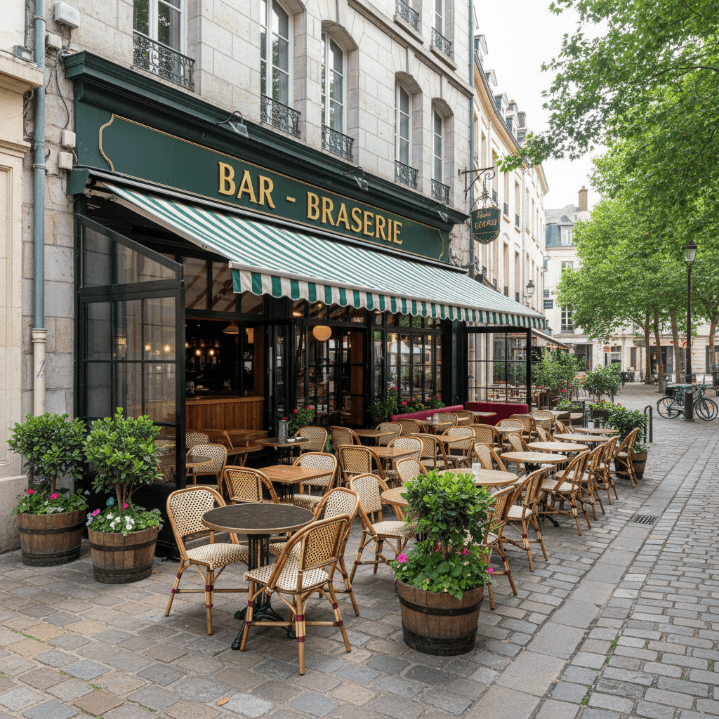 Bar-brasserie à Rennes : terrasse - licence IV