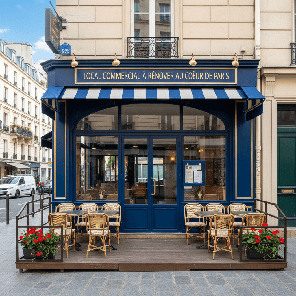 Local Commercial à Rénover au Cœur de Paris