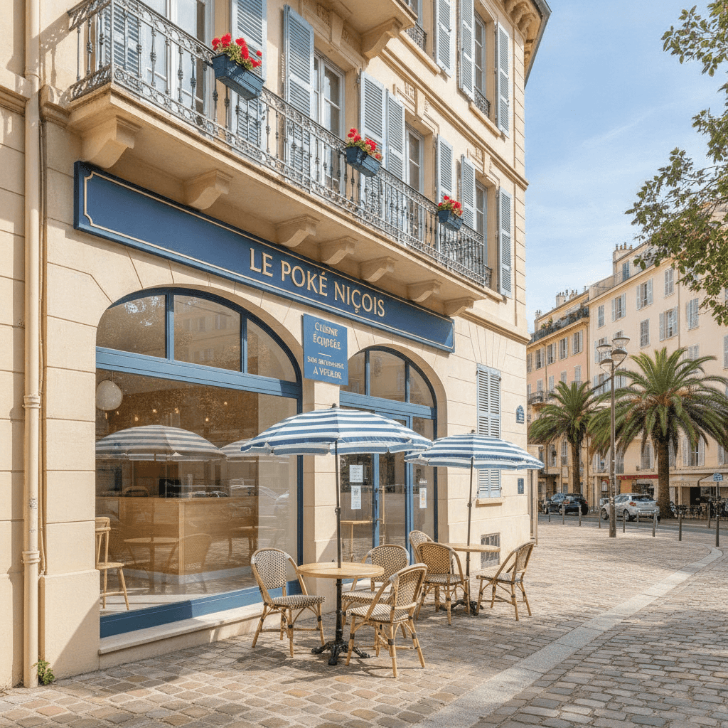 Fast-food 39m² à Nice : cuisine équipée