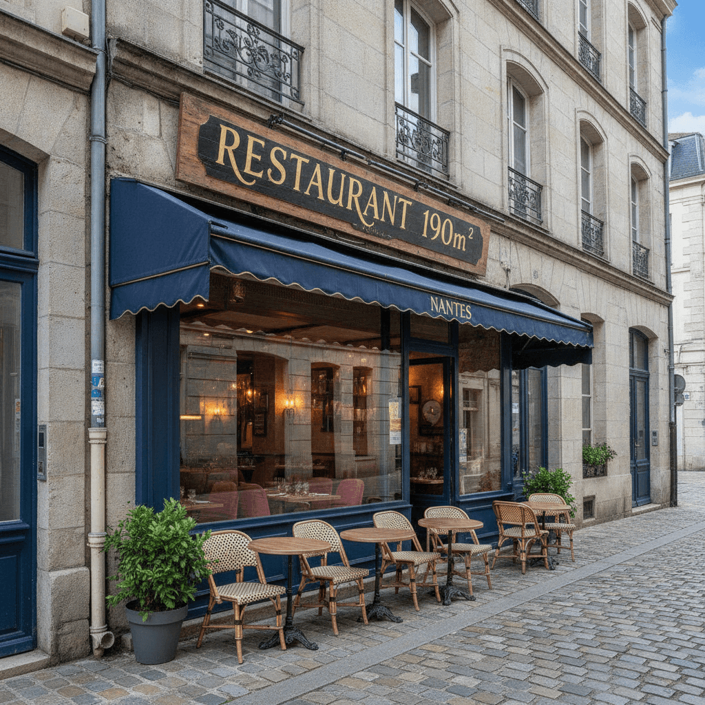 Restaurant 190m² à Nantes : extraction