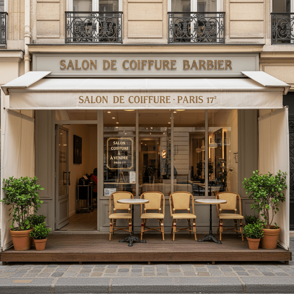 Salon de Coiffure à Vendre - Paris 17 m²
