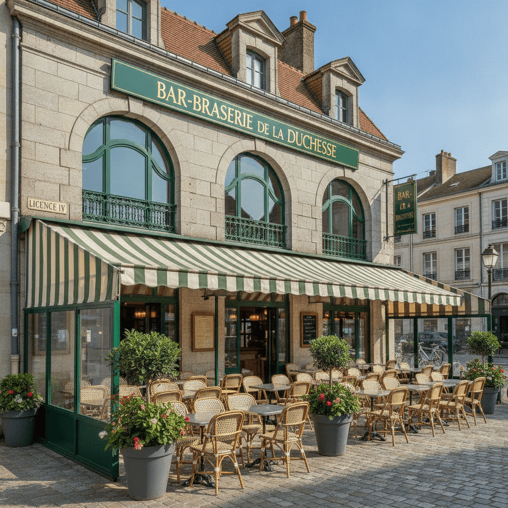 Bar-brasserie 80m² à Nantes : terrasse - licence IV