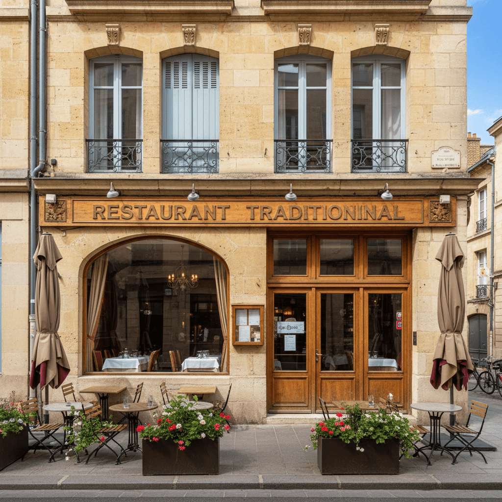 Restaurant à Bordeaux : terrasse - licence IV