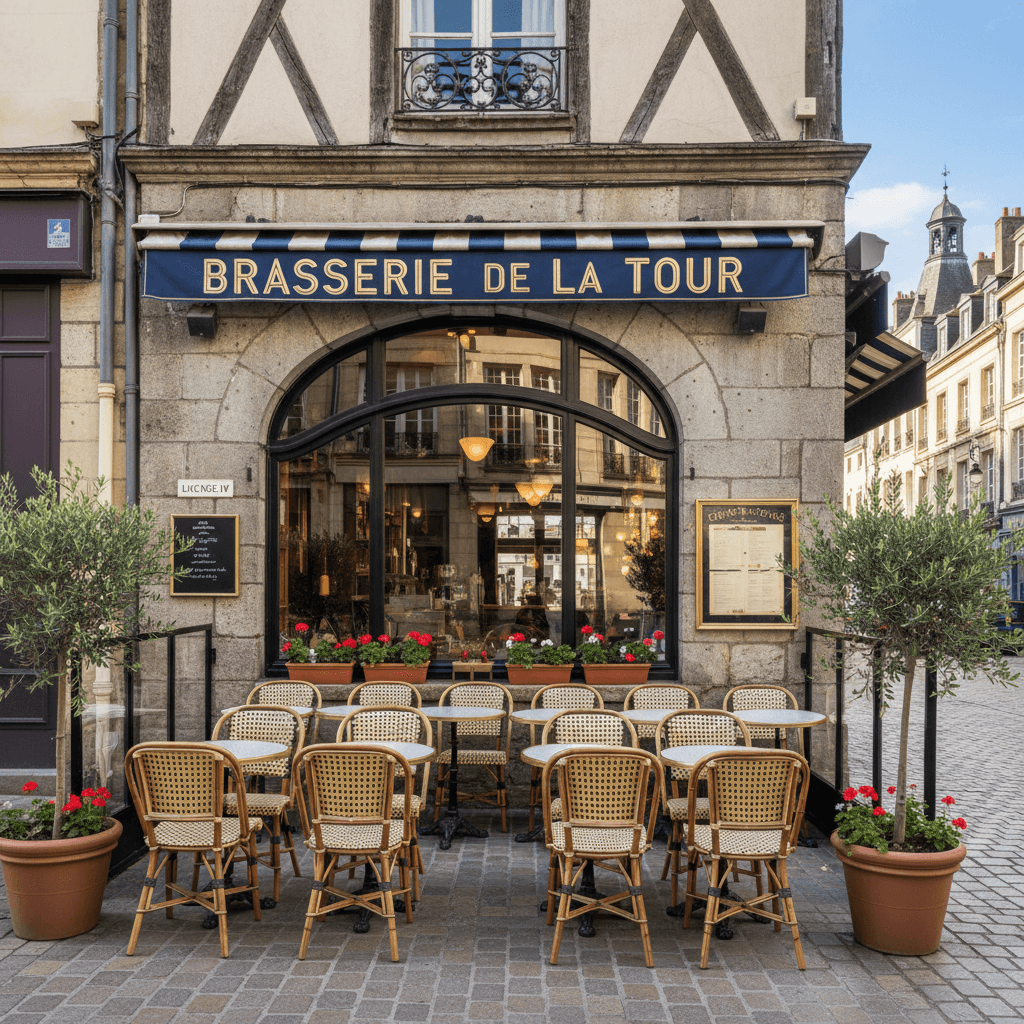 Bar-brasserie à Rouen : terrasse - licence IV