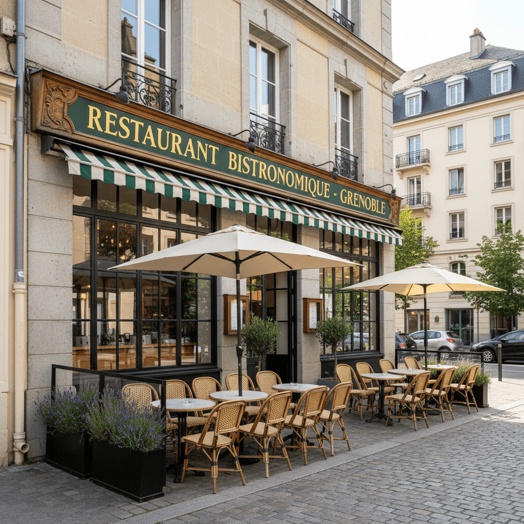 Restaurant à Grenoble : terrasse - licence IV