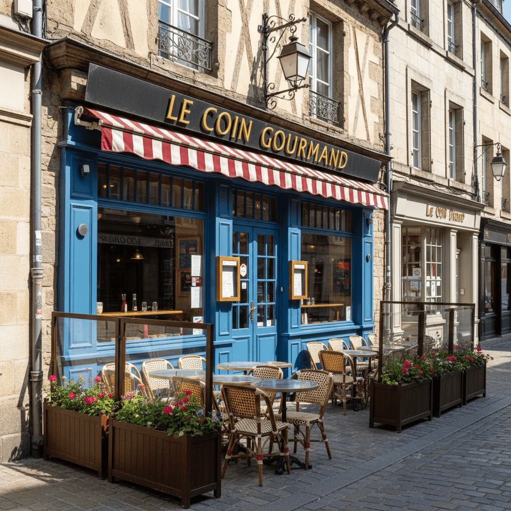 Restaurant 75m² à Rennes : terrasse - extraction