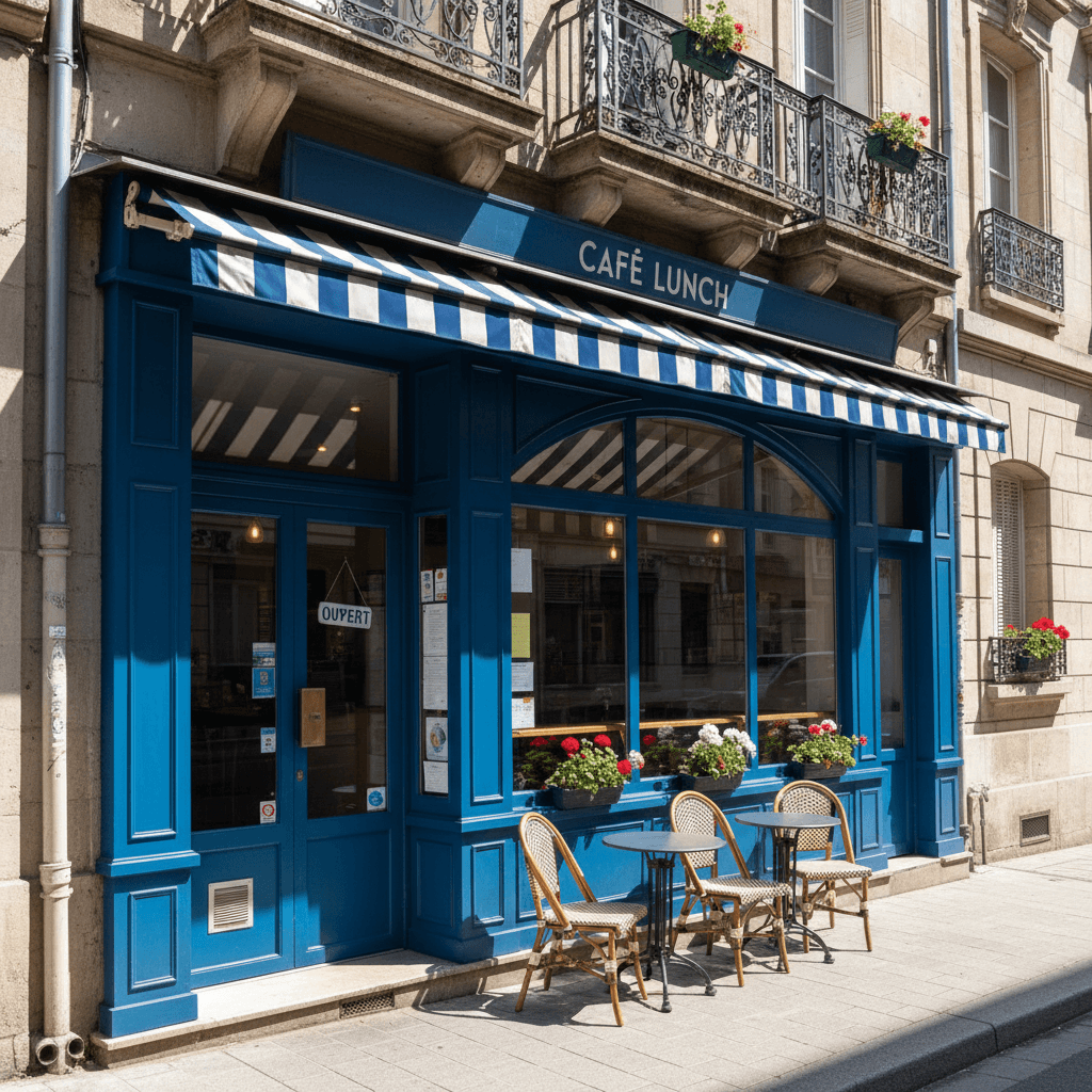 Snack 70m² à Grenoble : terrasse - cuisine équipée
