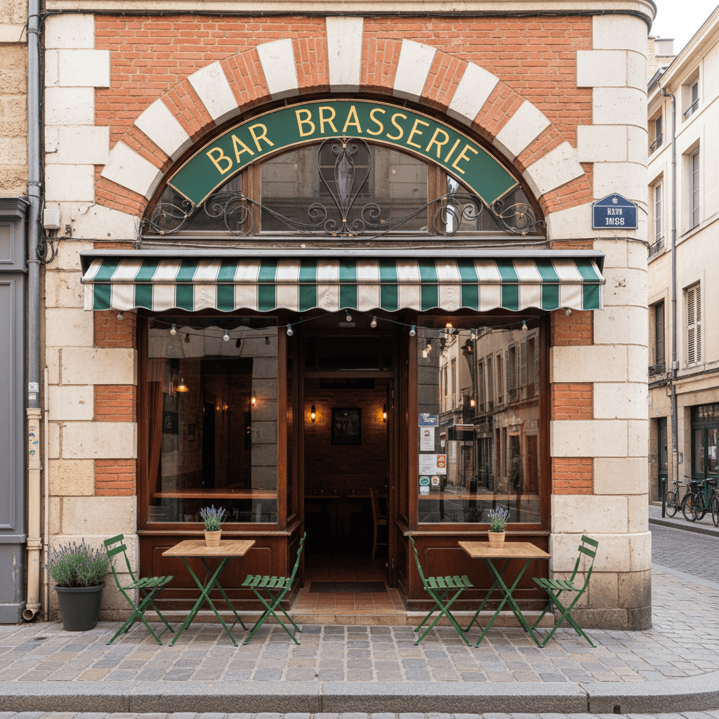 Bar-brasserie 150m² à Toulouse : terrasse - licence IV