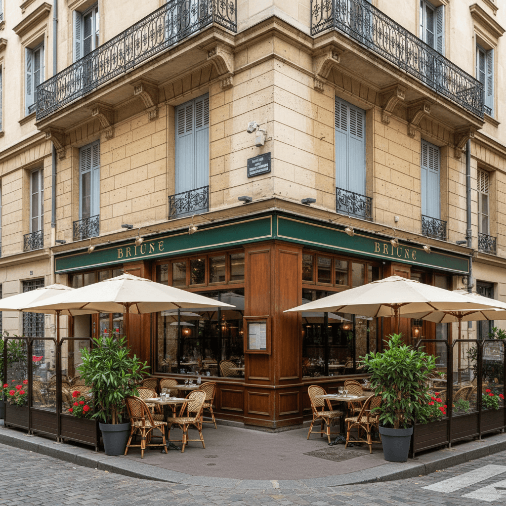 Restaurant 165m² à Lyon : terrasse - licence IV