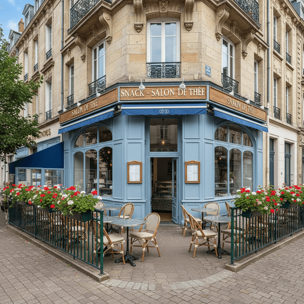 Snack 150m² à Le Havre : terrasse - extraction