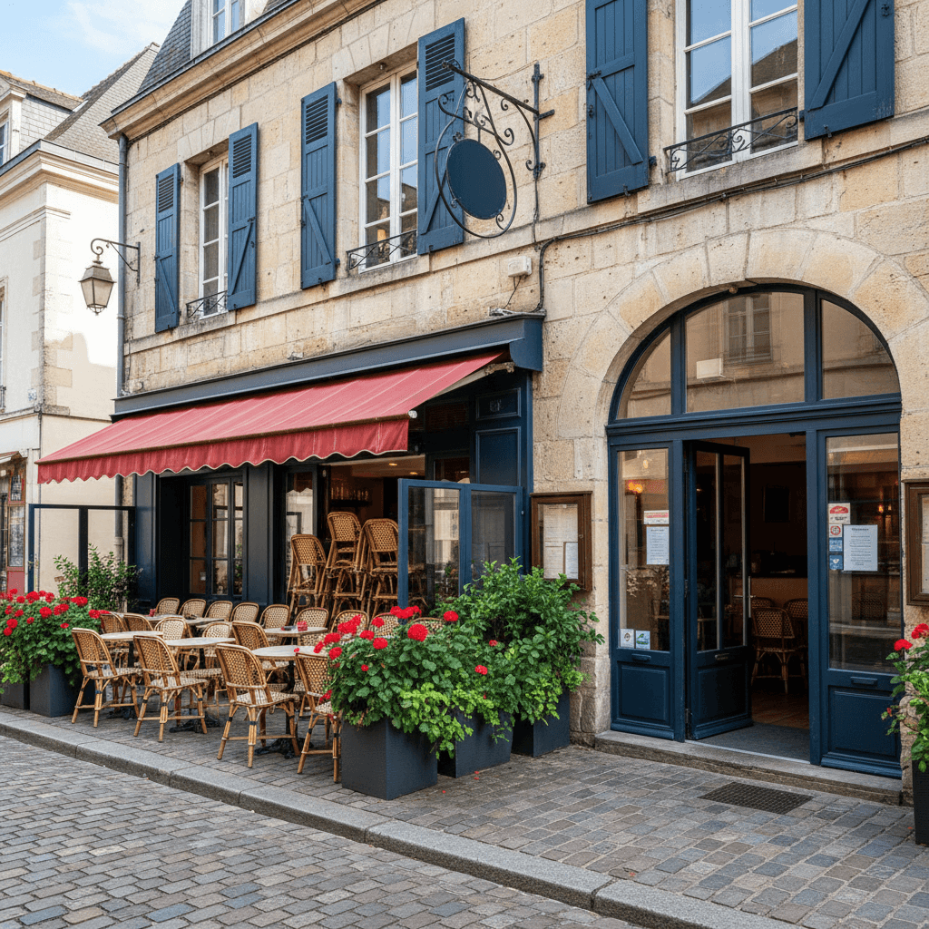 Restaurant à Rennes : terrasse - extraction