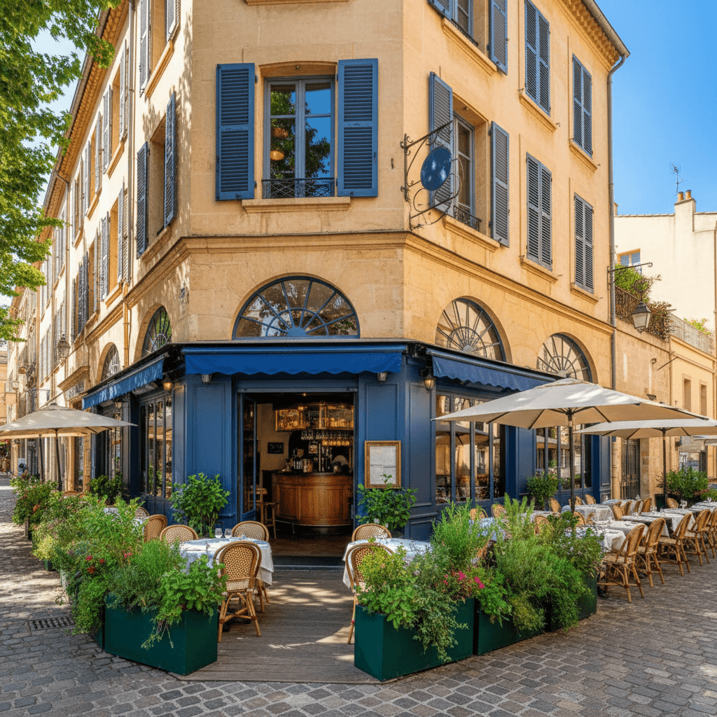 Restaurant 82m² à Marseille : terrasse - licence IV