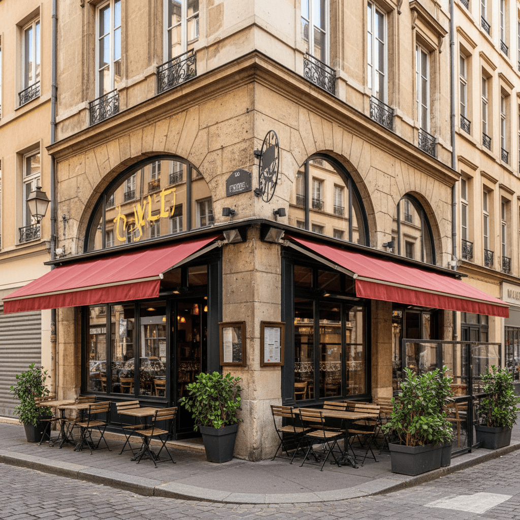 Restaurant 70m² à Lyon : terrasse - licence IV