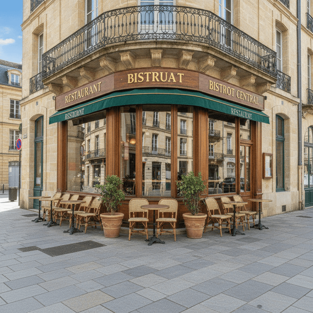 Restaurant 101m² à Bordeaux : terrasse - licence IV