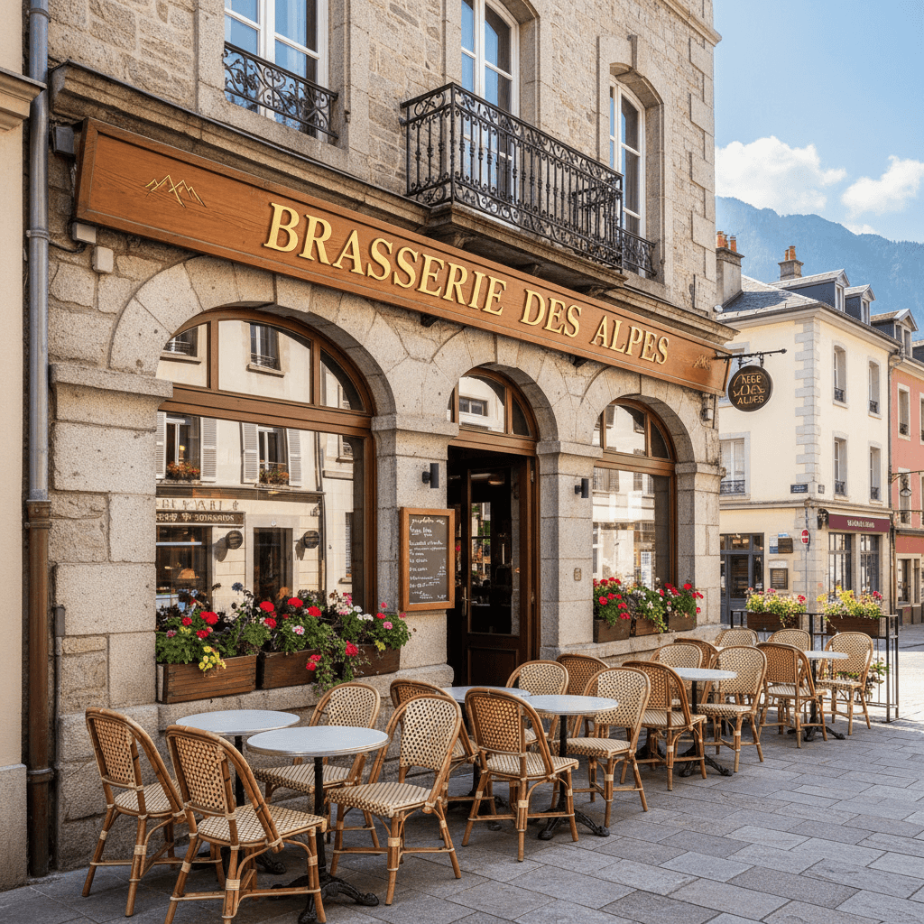Bar-brasserie 740m² à Grenoble : terrasse - licence IV