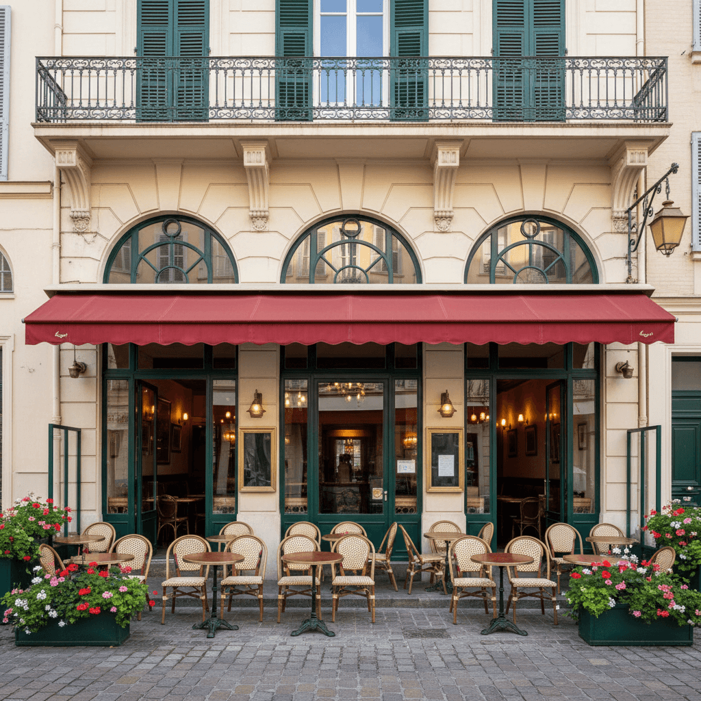 Bar-brasserie 647m² à Nice : terrasse - licence IV