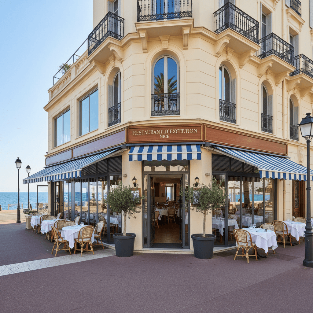 Restaurant 250m² à Nice : terrasse - licence IV