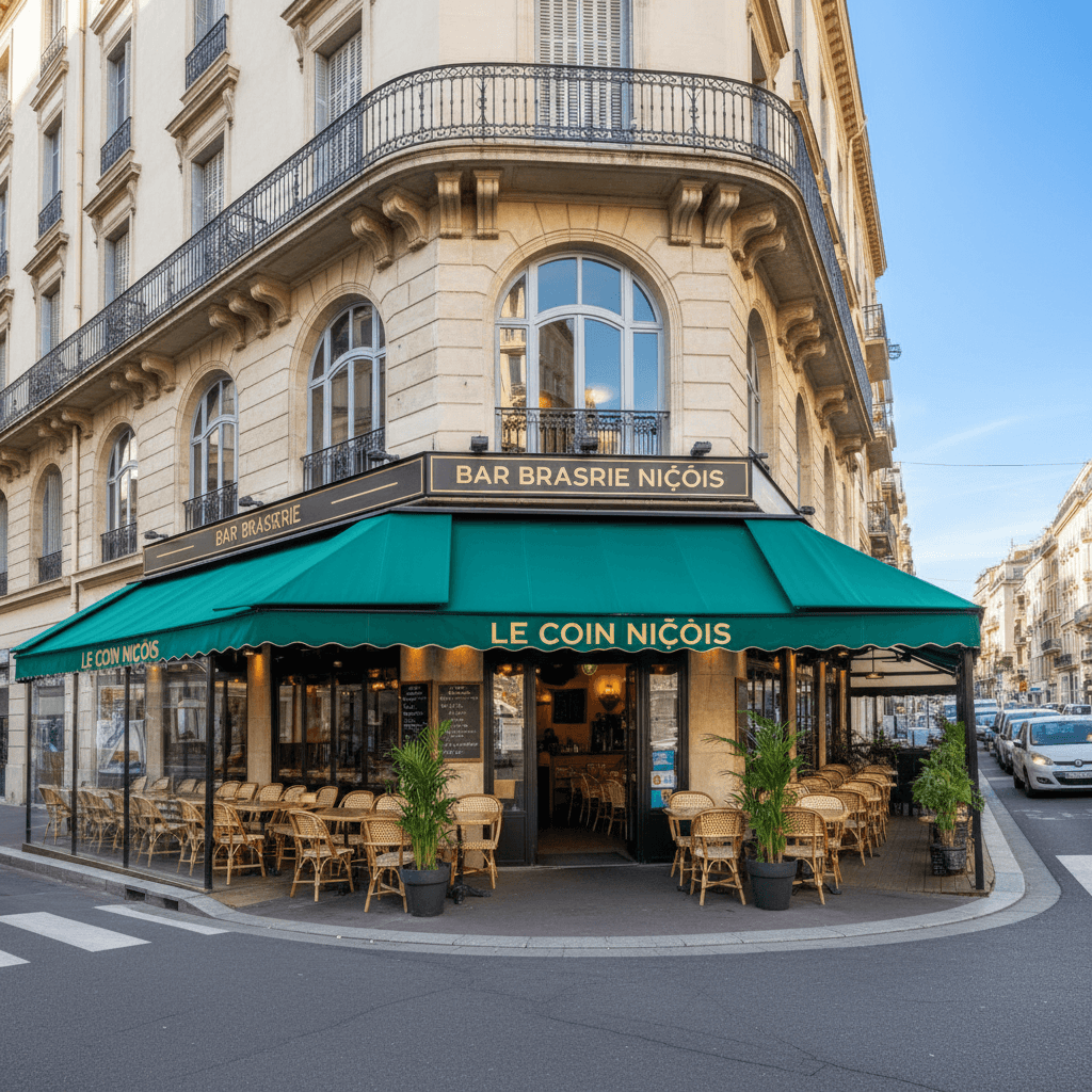 Bar-brasserie 80m² à Nice : terrasse - licence IV