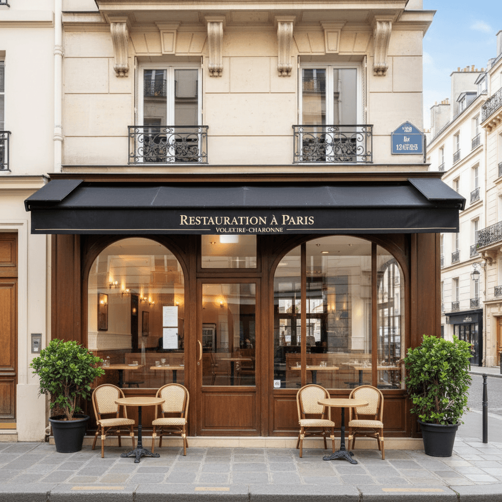 Local Commercial Restauration à Paris - 50 m²