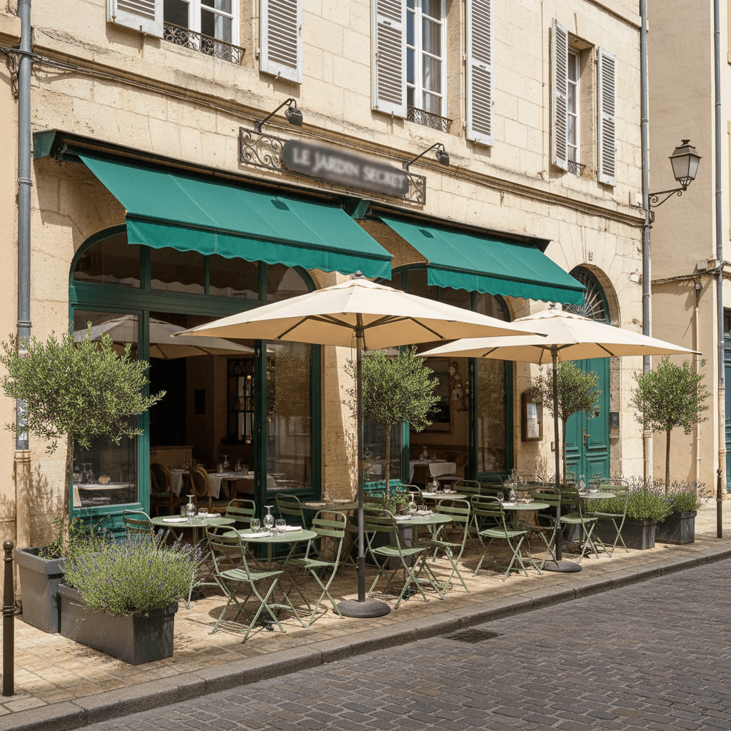 Restaurant à Montpellier : terrasse - extraction
