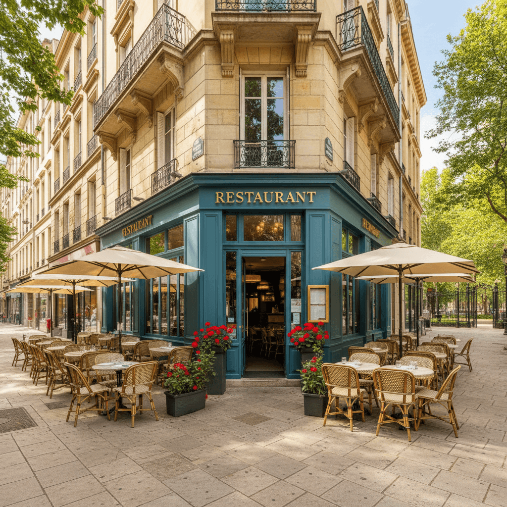 Restaurant 110m² à Lyon : terrasse - licence IV