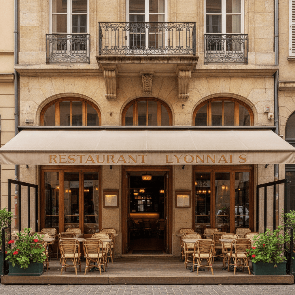 Restaurant 206m² à Lyon : terrasse - extraction
