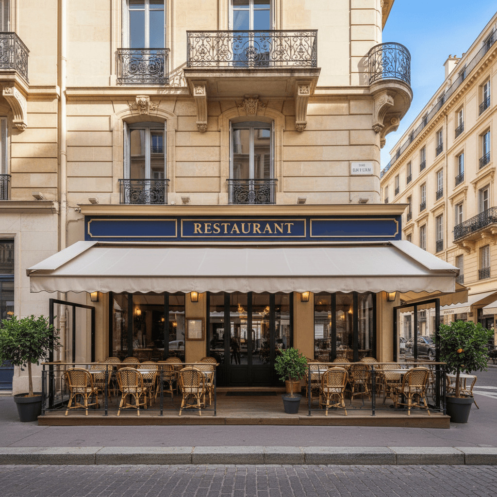 Restaurant 120m² à Nice : terrasse - licence IV