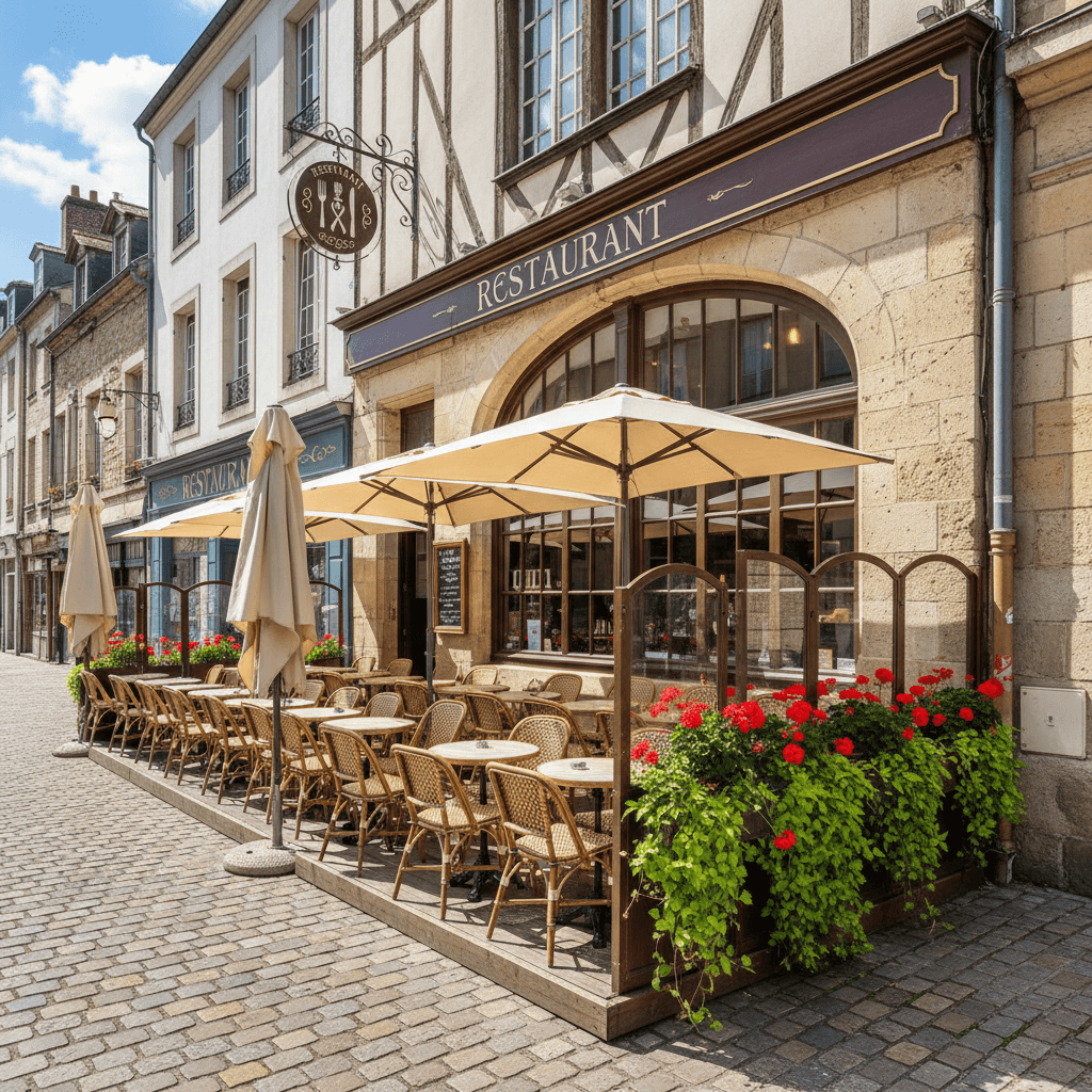 Restaurant à thème avec terrasse au cœur de Rouen