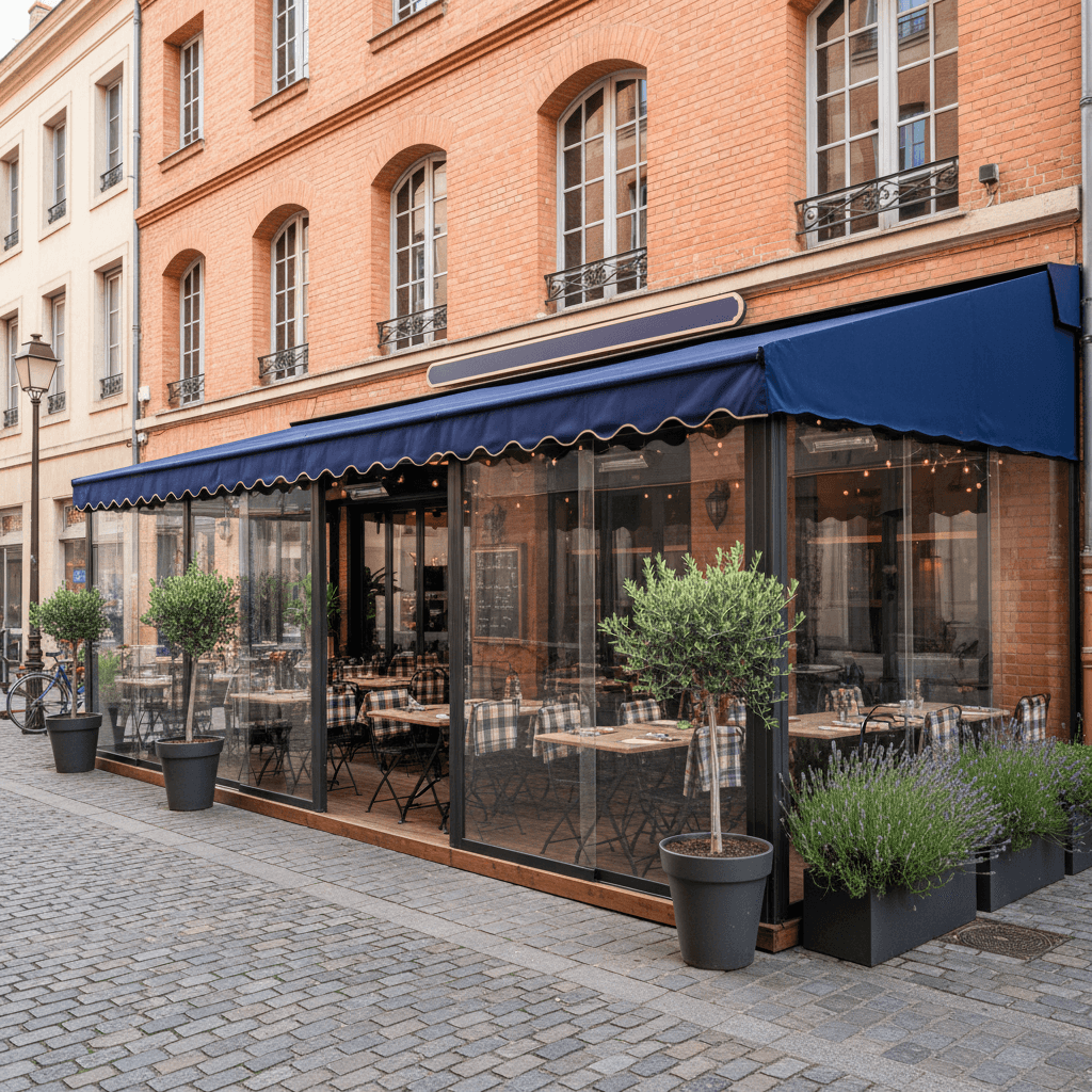 Restaurant 85m² à Toulouse : terrasse - licence IV