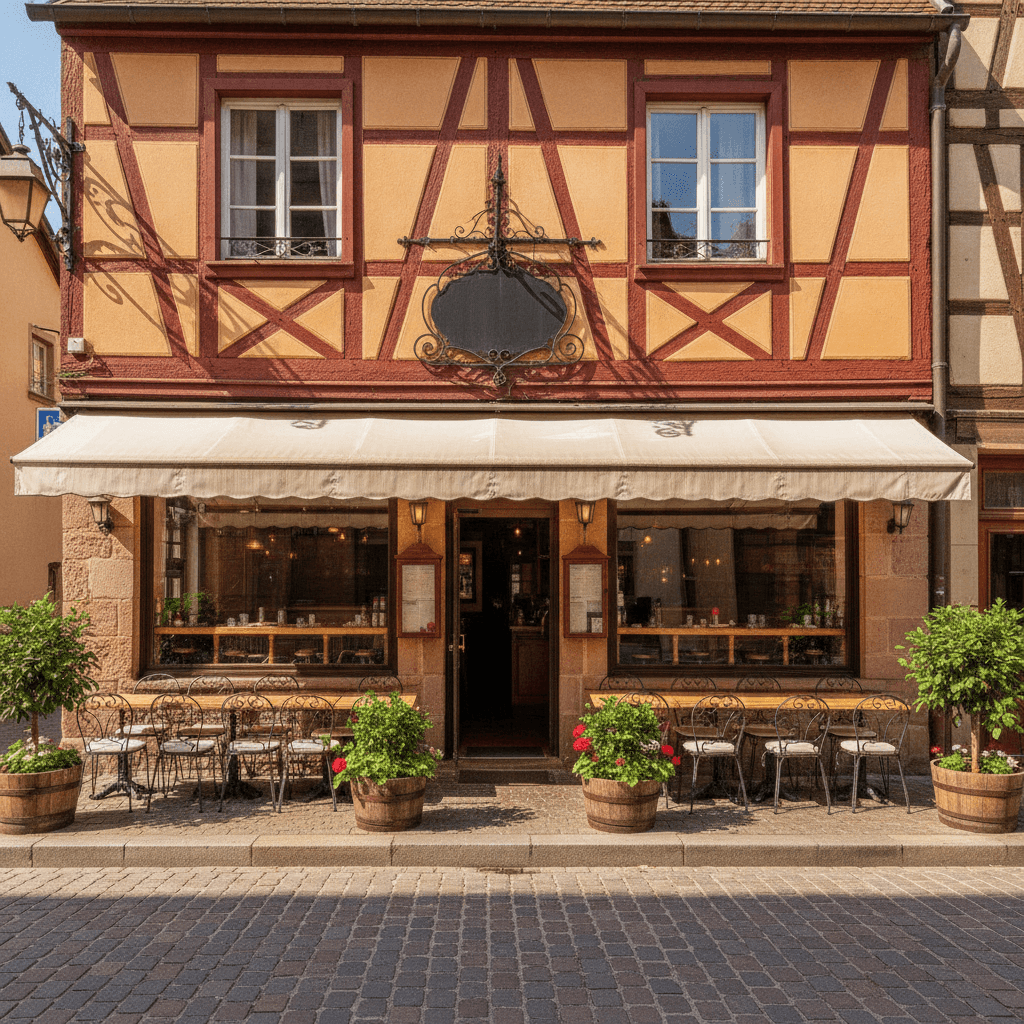 Restaurant 300m² à Strasbourg : terrasse - licence IV