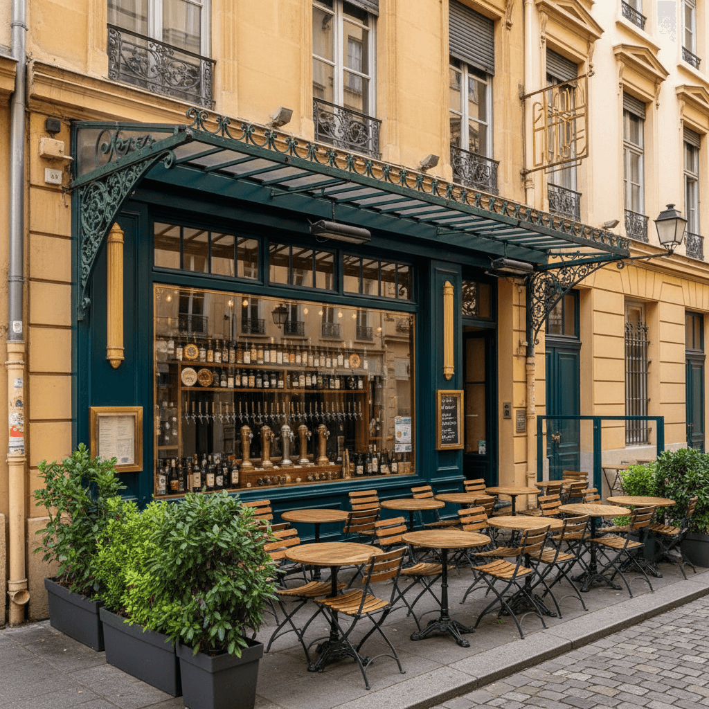 Bar-brasserie à Lyon : terrasse - licence IV