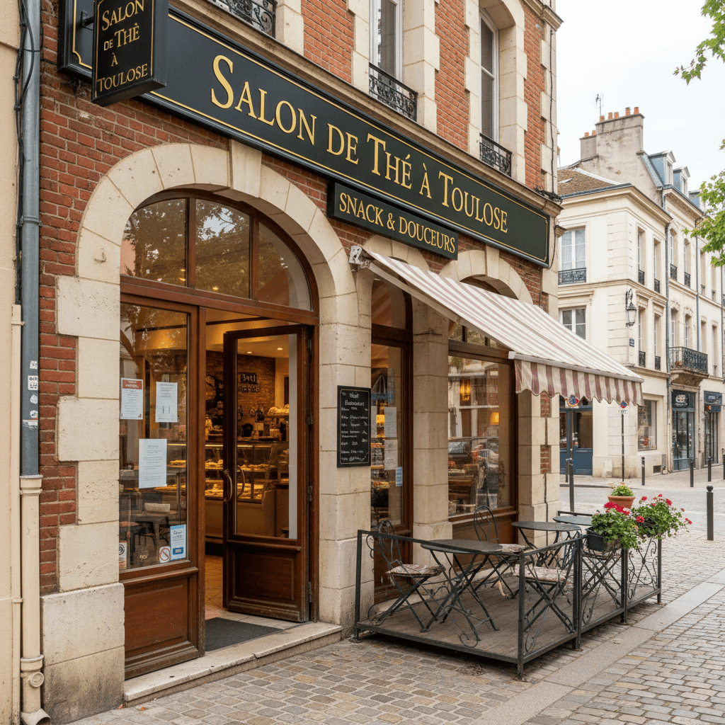 Snack 63m² à Toulouse : terrasse - extraction
