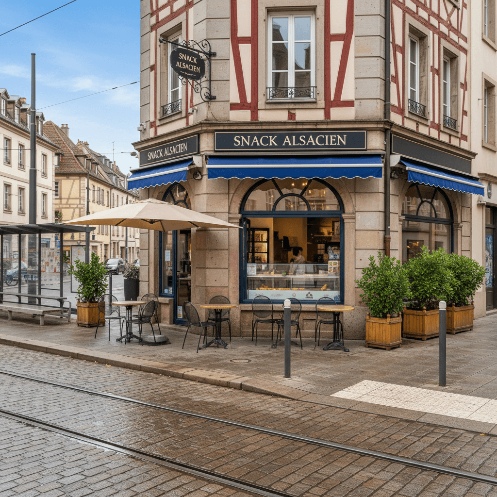Fast-food à Strasbourg : climatisation - cave/réserve