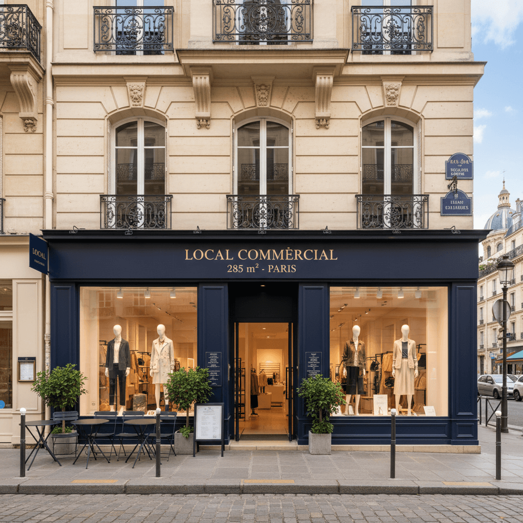 Local Commercial de 285 m² à Paris - Emplacement Idéal
