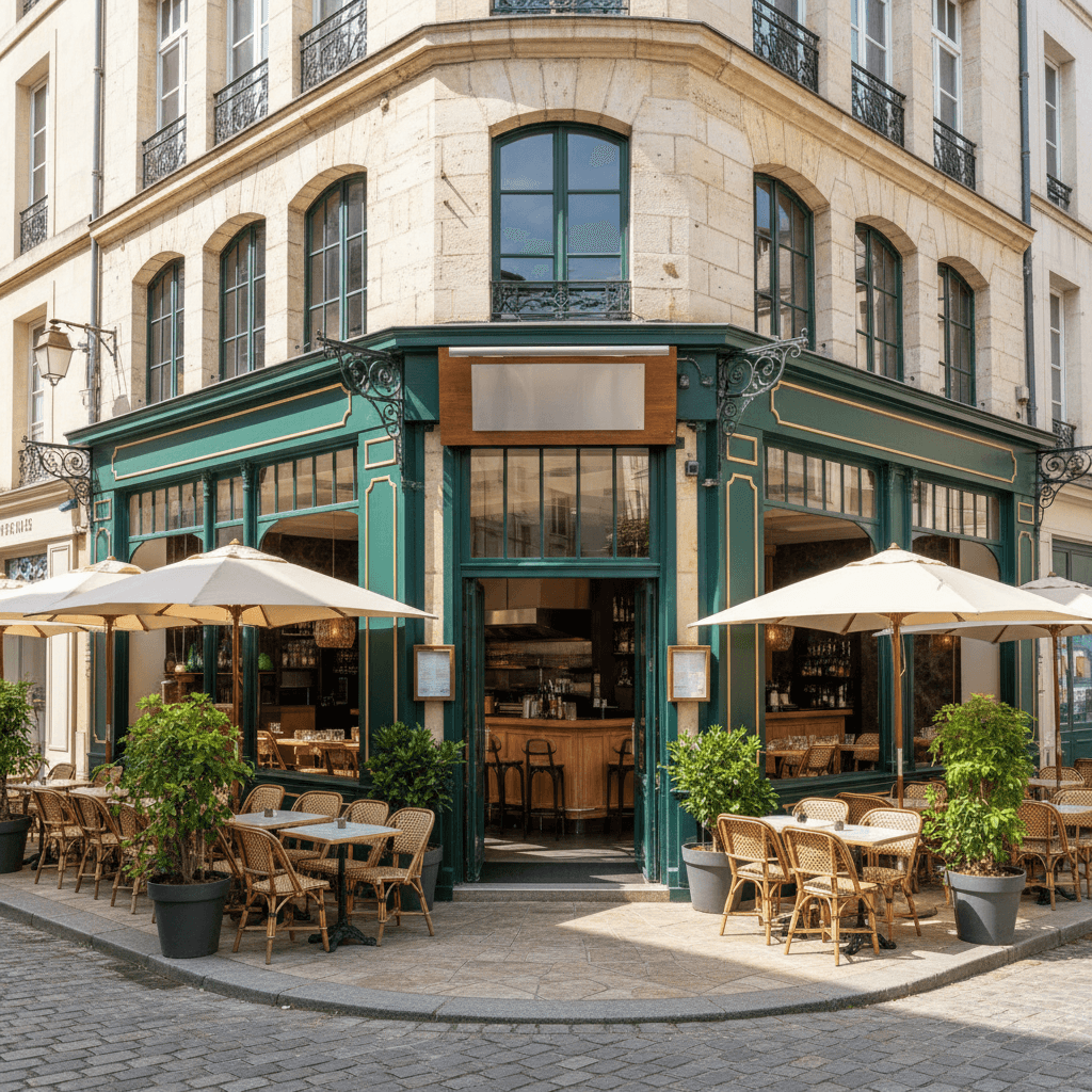 Restaurant 300m² à Nantes : terrasse - licence IV