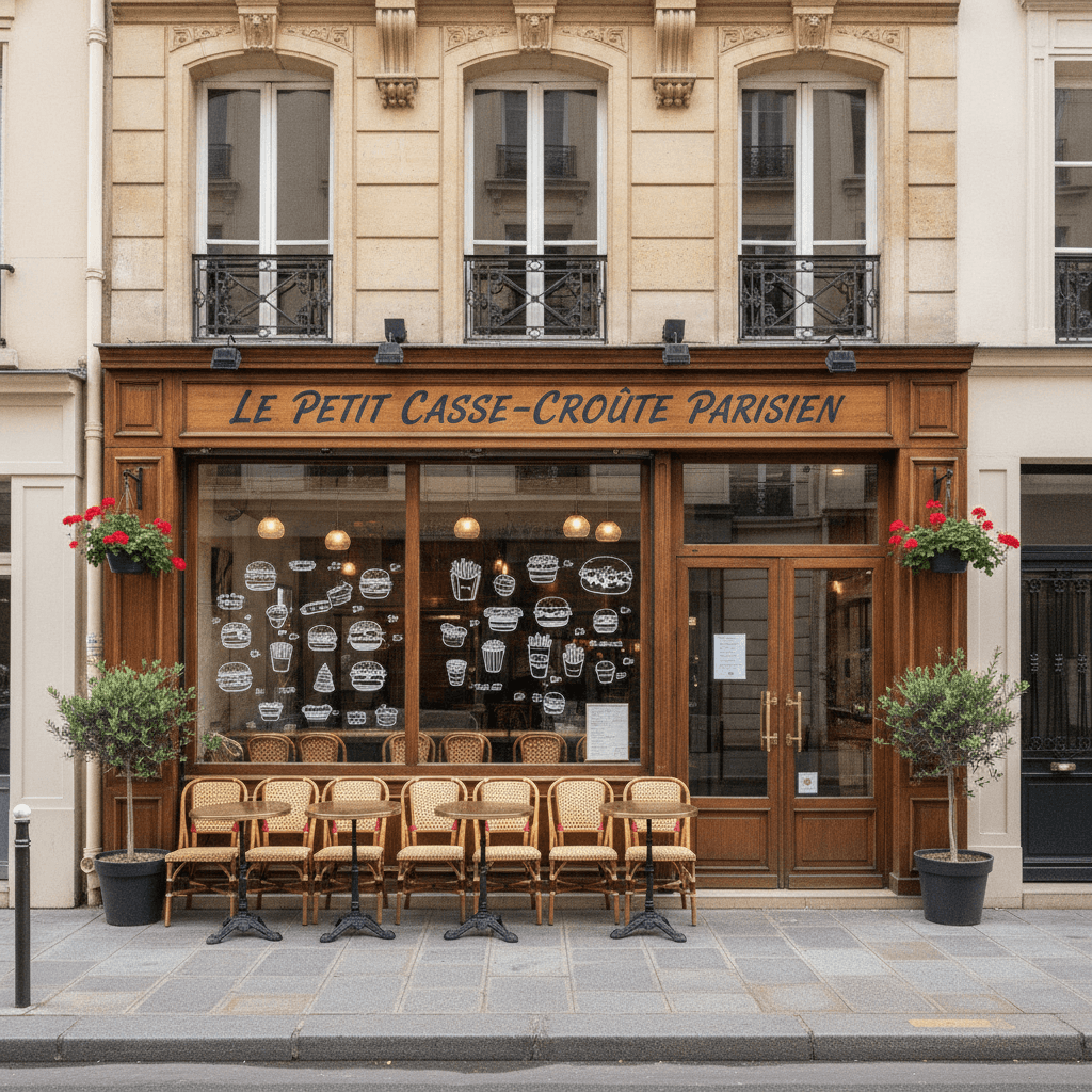 Fast-food 20 couverts à Paris : extraction