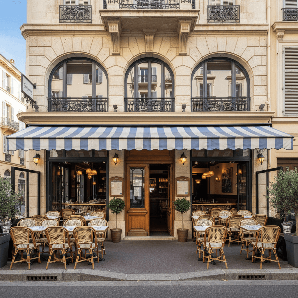 Restaurant 400m² à Nice : terrasse - licence IV