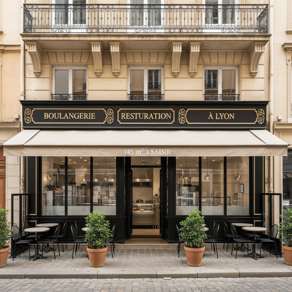 Fast-food 145m² à Lyon : extraction