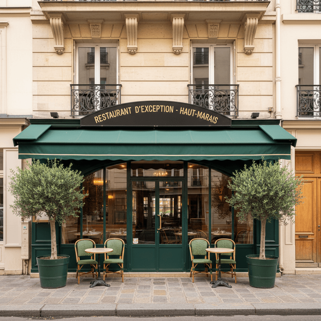 Restaurant d'exception à Paris - Haut-Marais