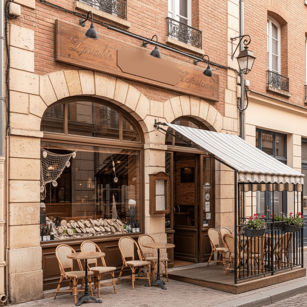 Restaurant à Toulouse : terrasse - extraction