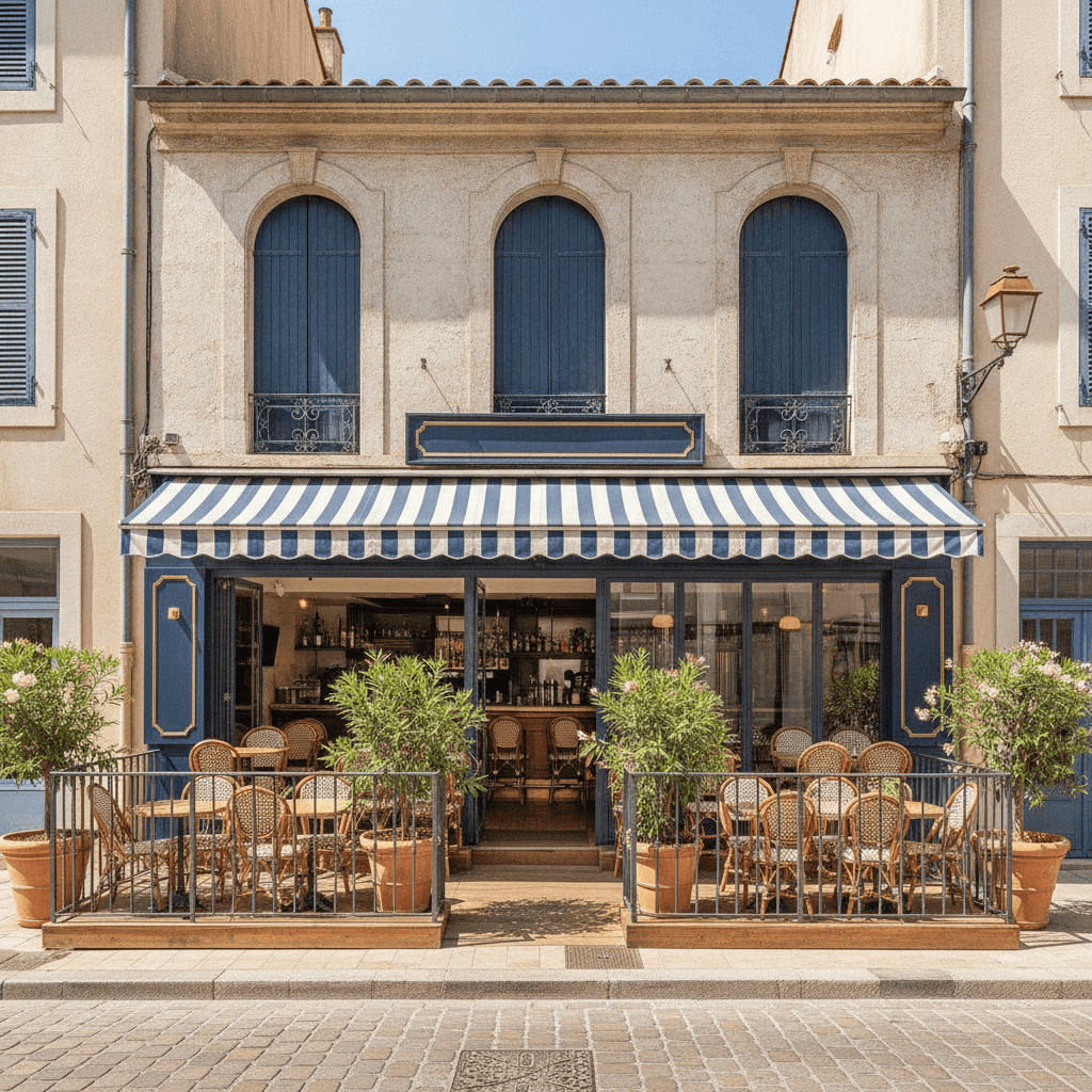 Restaurant 178m² à Toulon : terrasse - licence IV