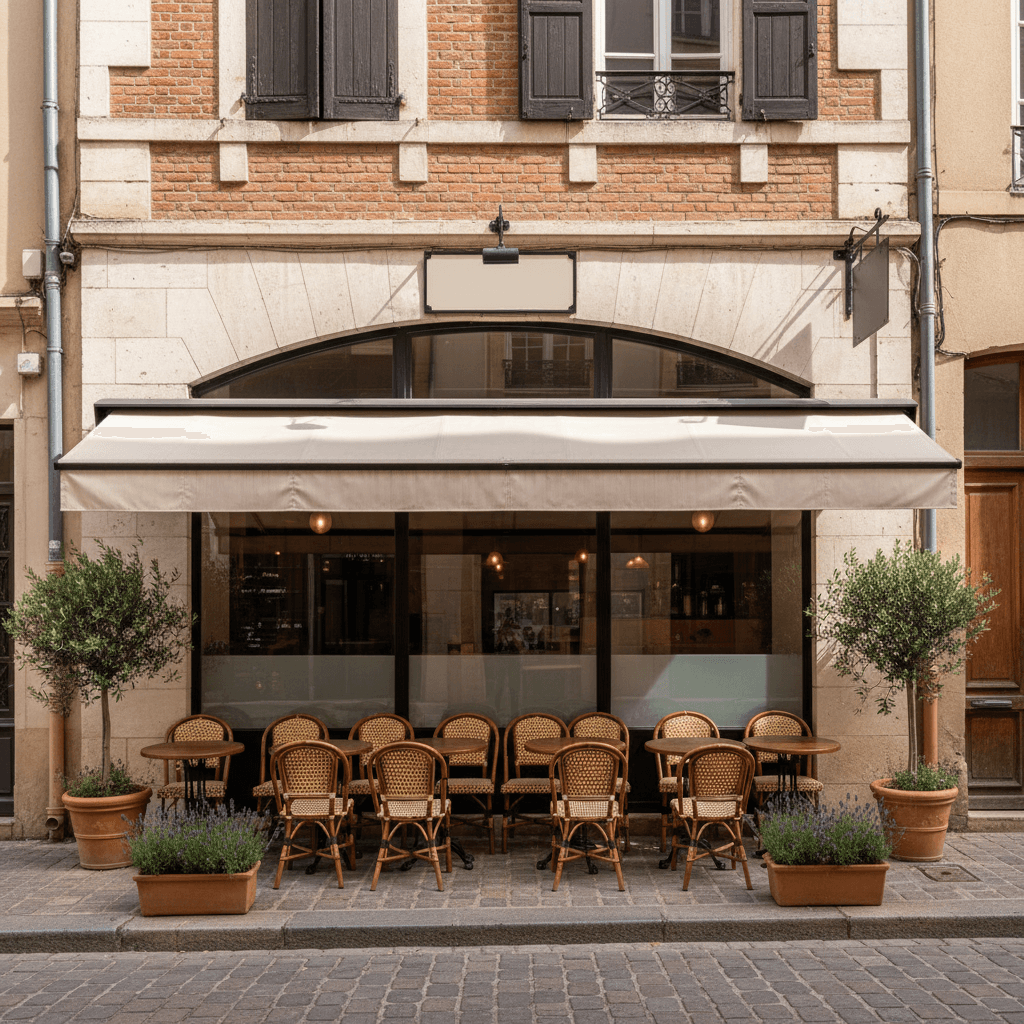 Restaurant 70m² à Toulouse : terrasse - licence IV