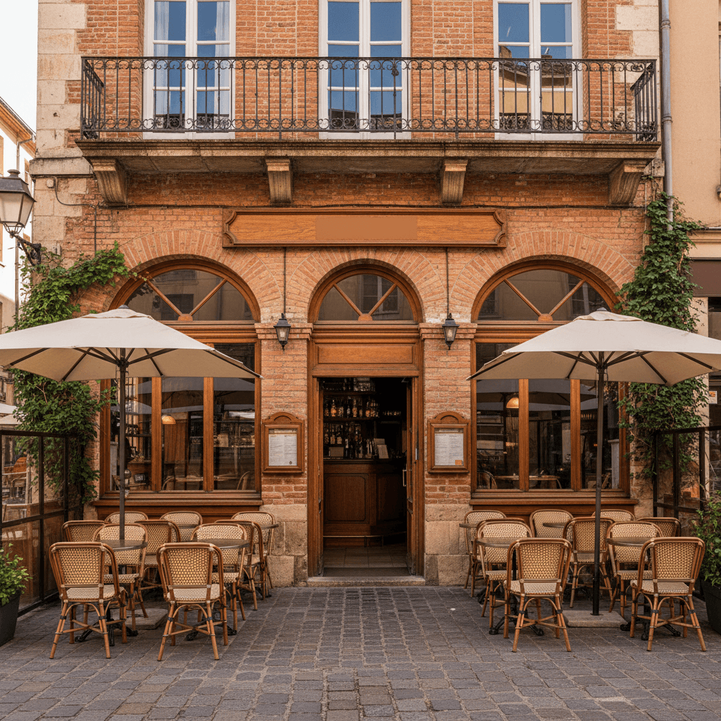 Restaurant 160m² à TOULOUSE : terrasse - licence IV