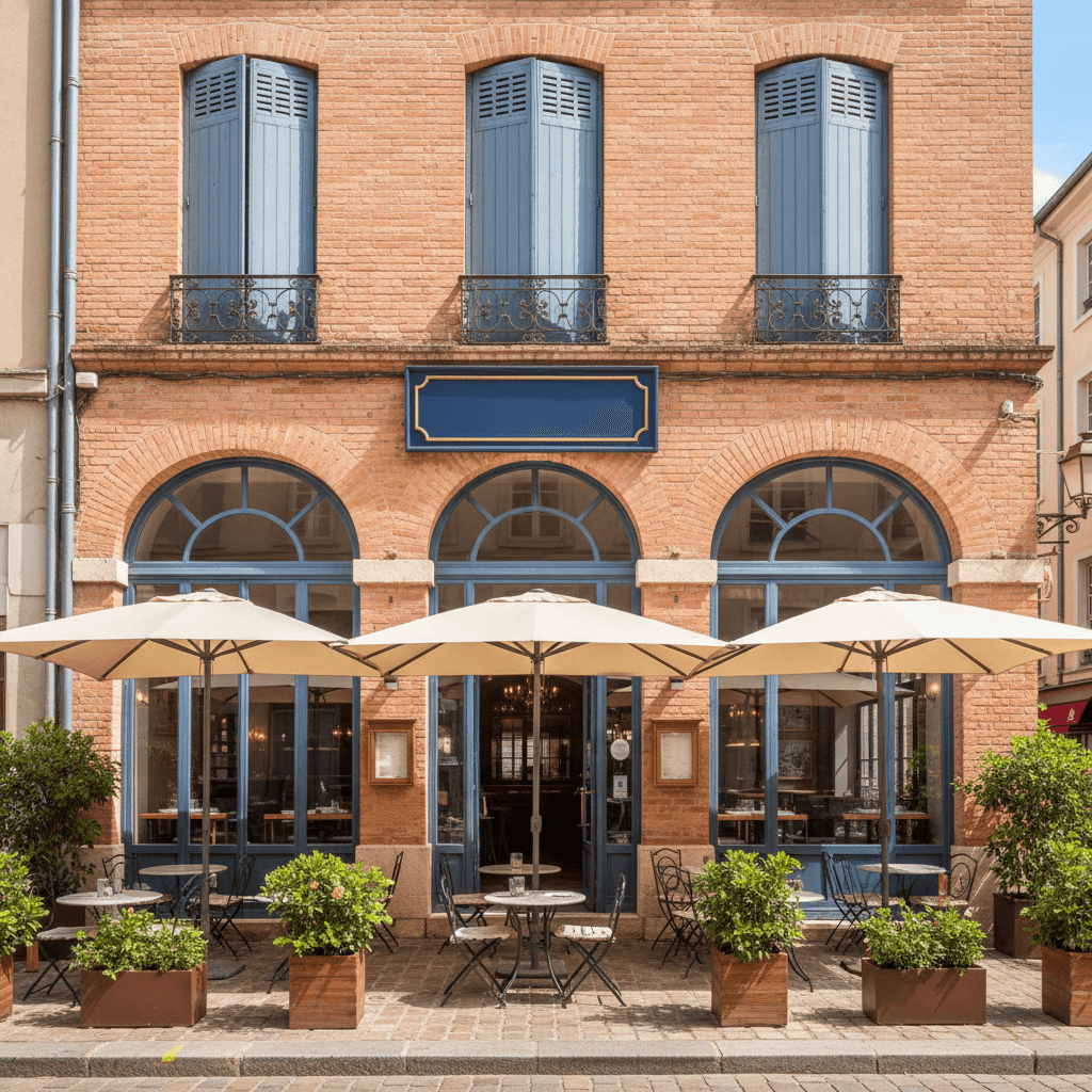 Restaurant 260m² à Toulouse : terrasse - licence IV