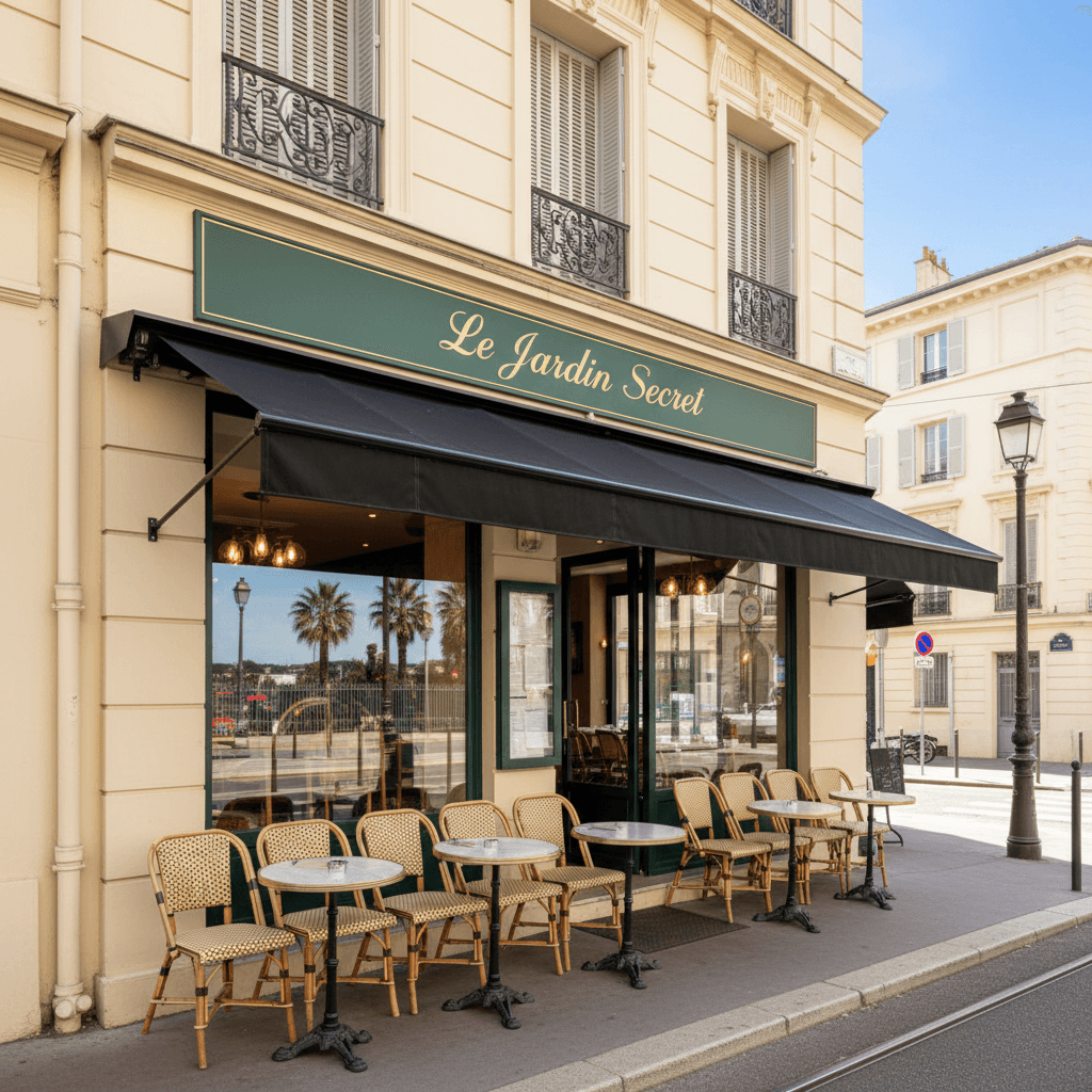 Restaurant 70m² à Nice : terrasse - licence IV