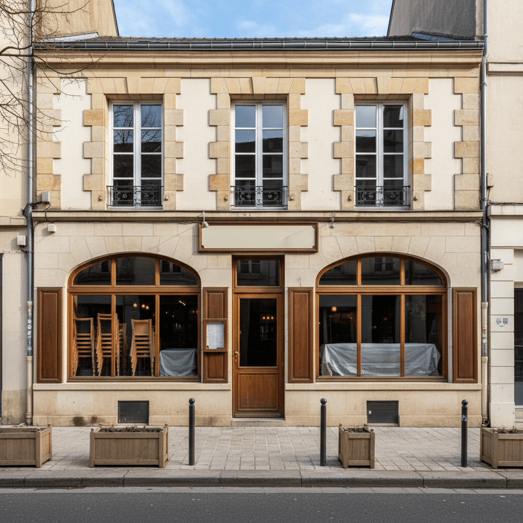 Restaurant à Nantes : terrasse - extraction